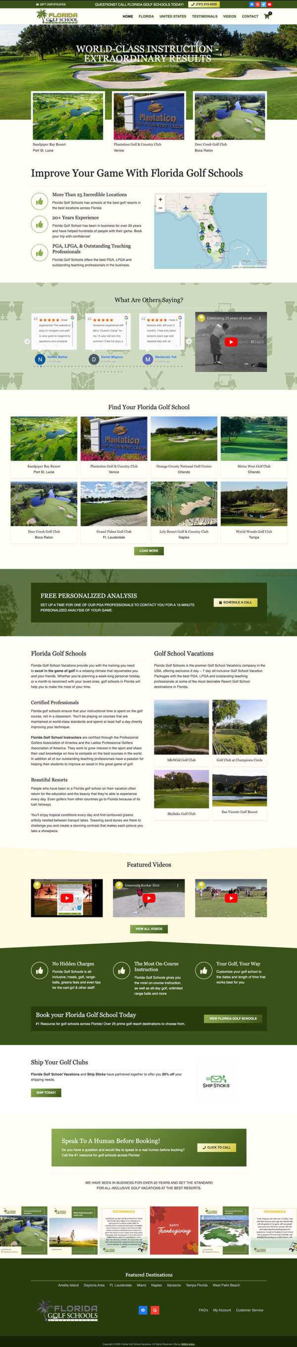 florida-golf-school-website-design