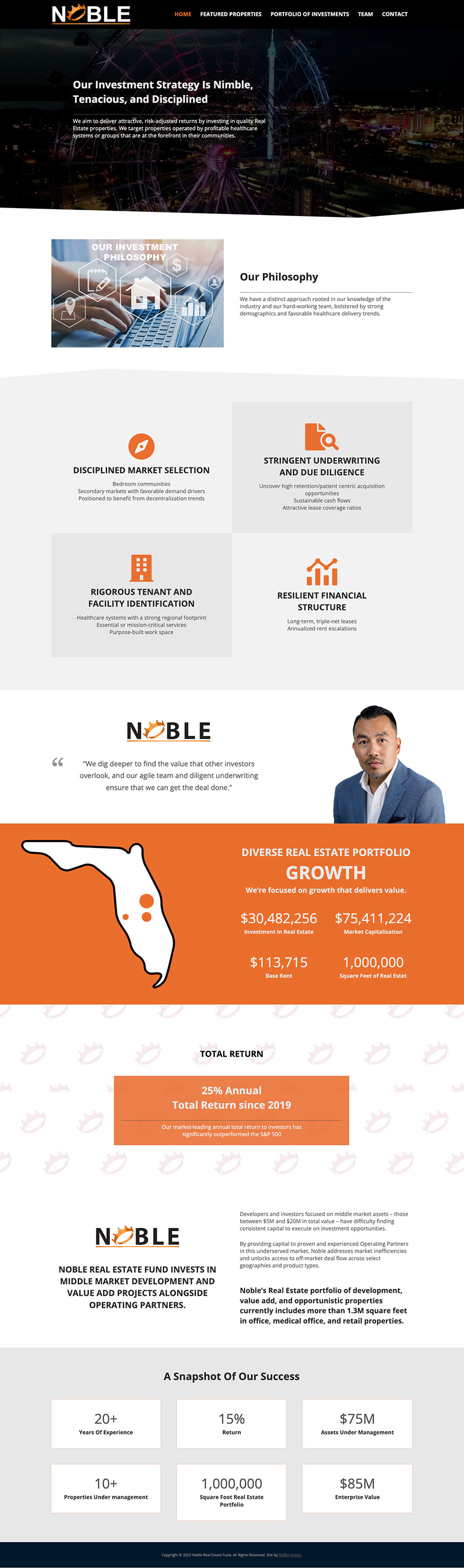 Noble Real Estate Fund site Portfolio by Skillful Antics