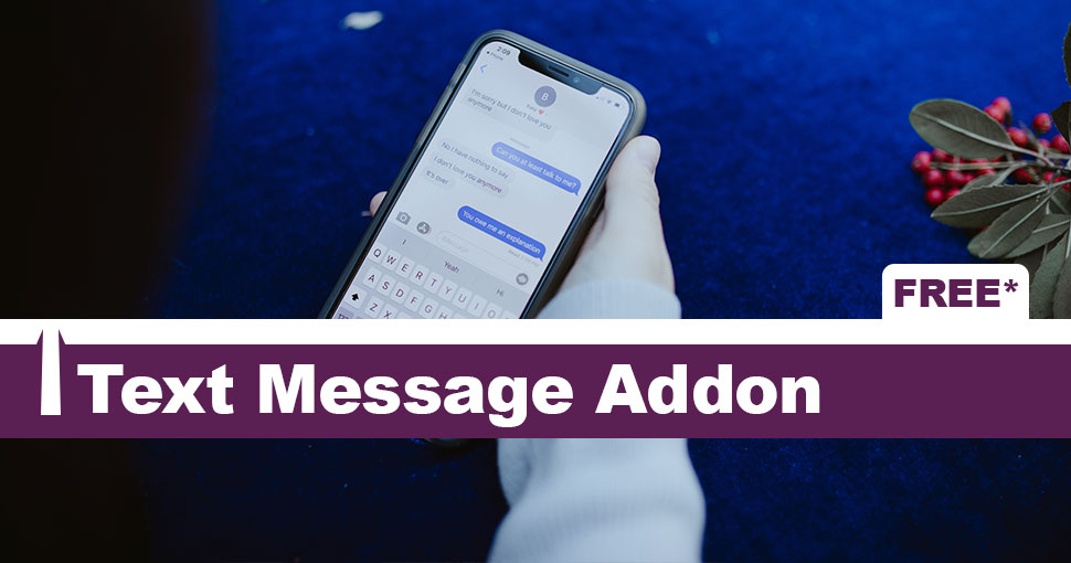 text message addon